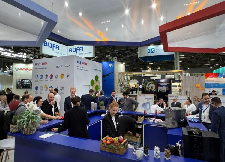 Open innviting atmosphere at the BUEFA booth