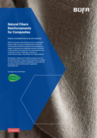B&Uuml;FA Composites Natural Fiber Reinforcement for Composites